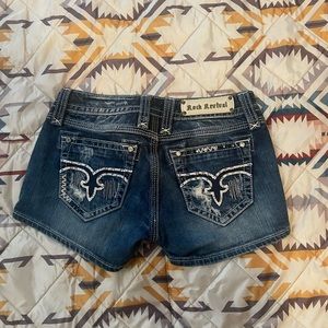 Womens Rock Revival Jean shorts
